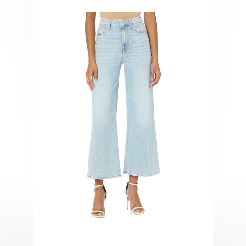 7 for all Mankind luxe vintage Ulta high rise cropped Jo in wild fleur
